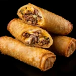 3 pc crunch rolls steak and cheese
